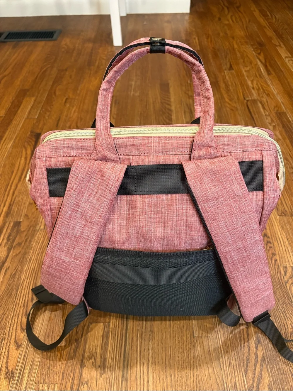 JCDOBEST Mauve Pink Insulated Lunch Bag Laptop Backpack